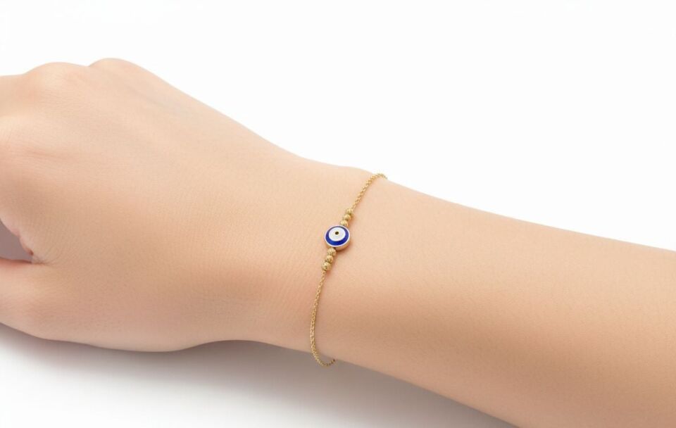 Mineli Nazar Boncuklu Bileklik