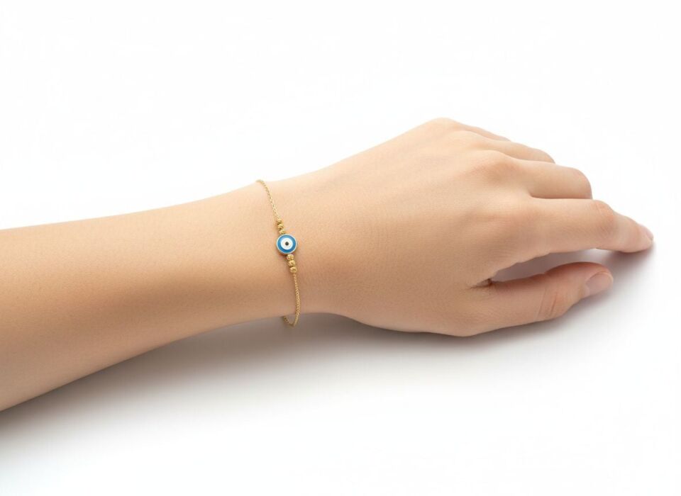 Mineli Nazar Boncuklu Bileklik