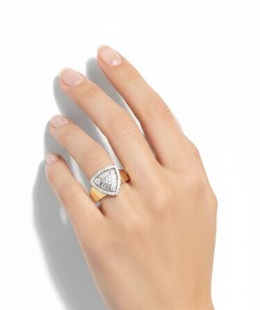 Zirkon Taş 14 Ayar Altın Yüzük