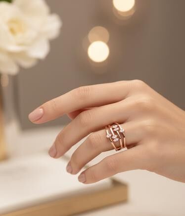 Rose Markiz Pırlanta Yüzük