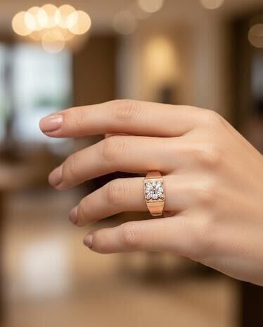 Kar Tanesi Pırlanta Yüzük