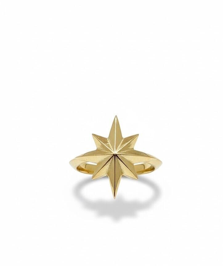 Kuzey Yıldızı 14 Ayar Altın Yüzük