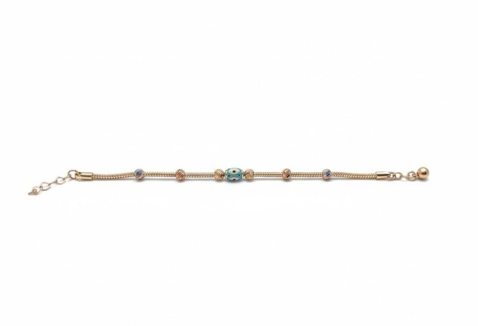 Dorika Toplu 14 Ayar Altın Çocuk Bilekliği