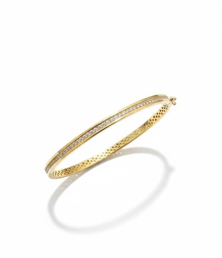 Sonsuz Çizgi 14 Ayar Altın Kelepçe