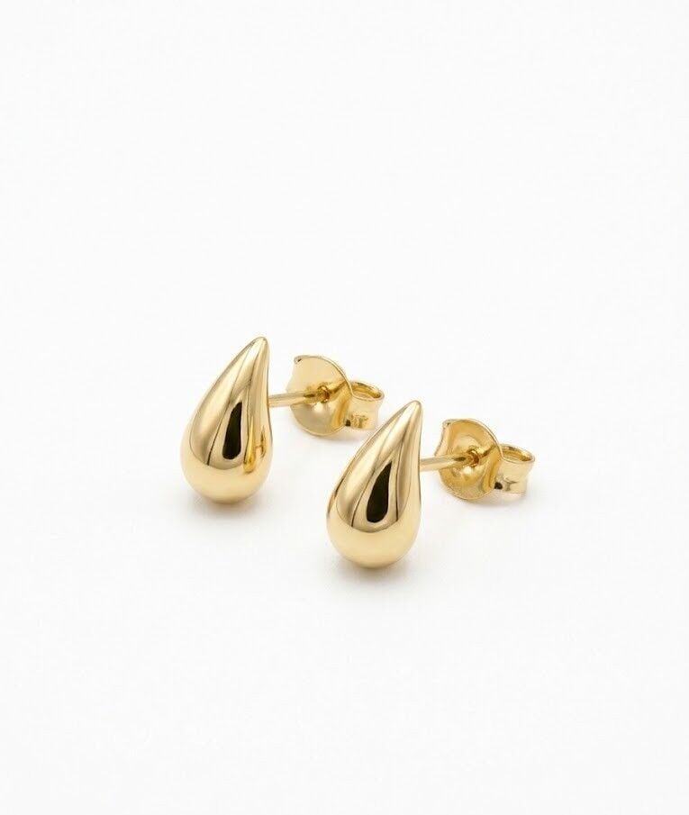 Damla 14 Ayar Altın Küpe