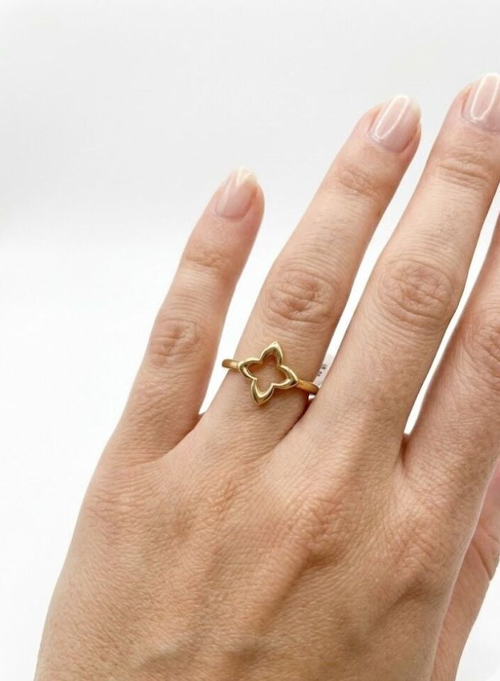 Yonca  14 Ayar Altın Yüzük