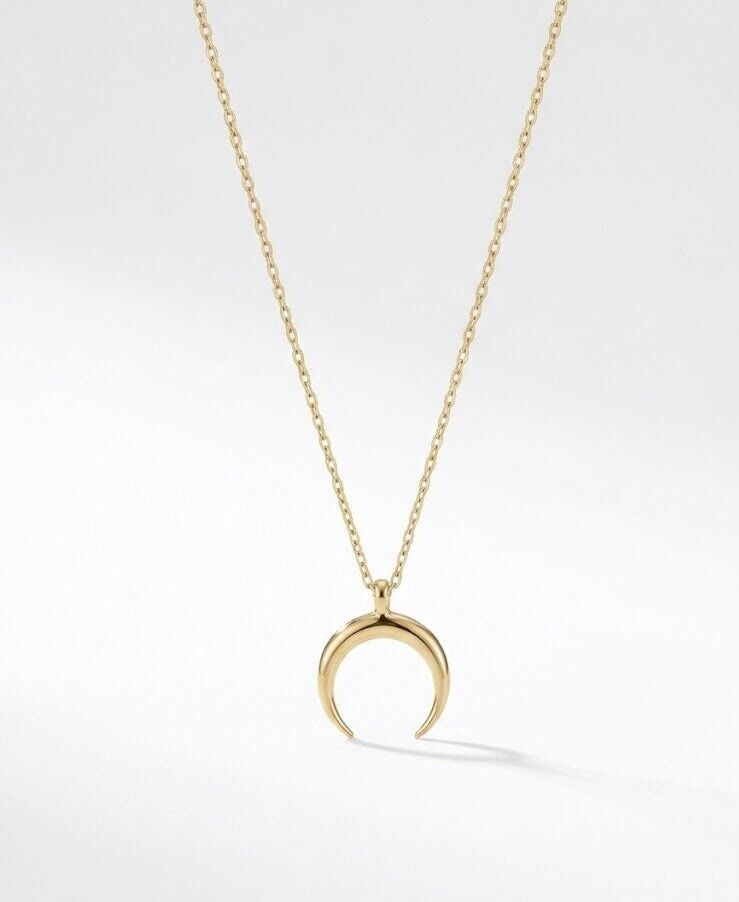 Hilal 14 Ayar Altın Kolye