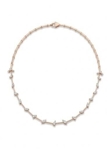 Markiz Taşlı Pırlanta Kolye