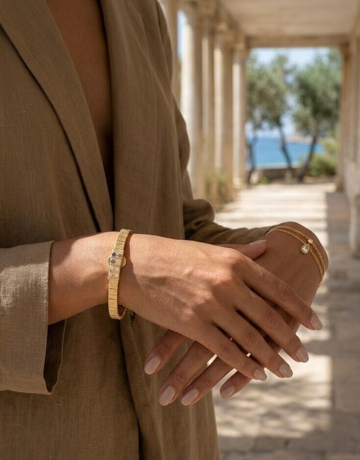 Kleopatra 14 Ayar Altın Bileklik