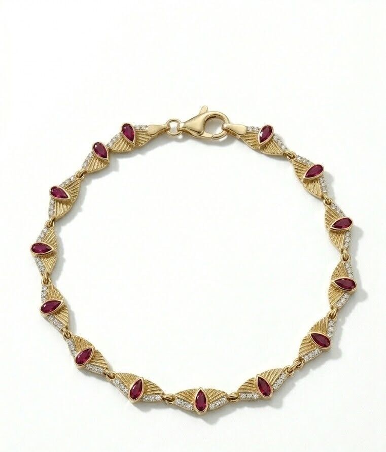 Kleopatra Seri 14 Ayar Altın Bileklik