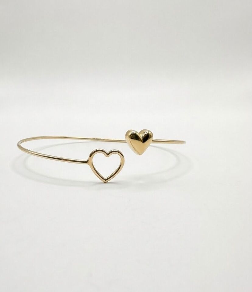 Kalp 14 Ayar Altın Kelepçe