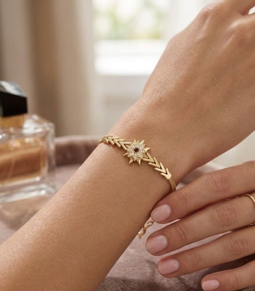 Yıldız Başak 14 Ayar Altın Bileklik