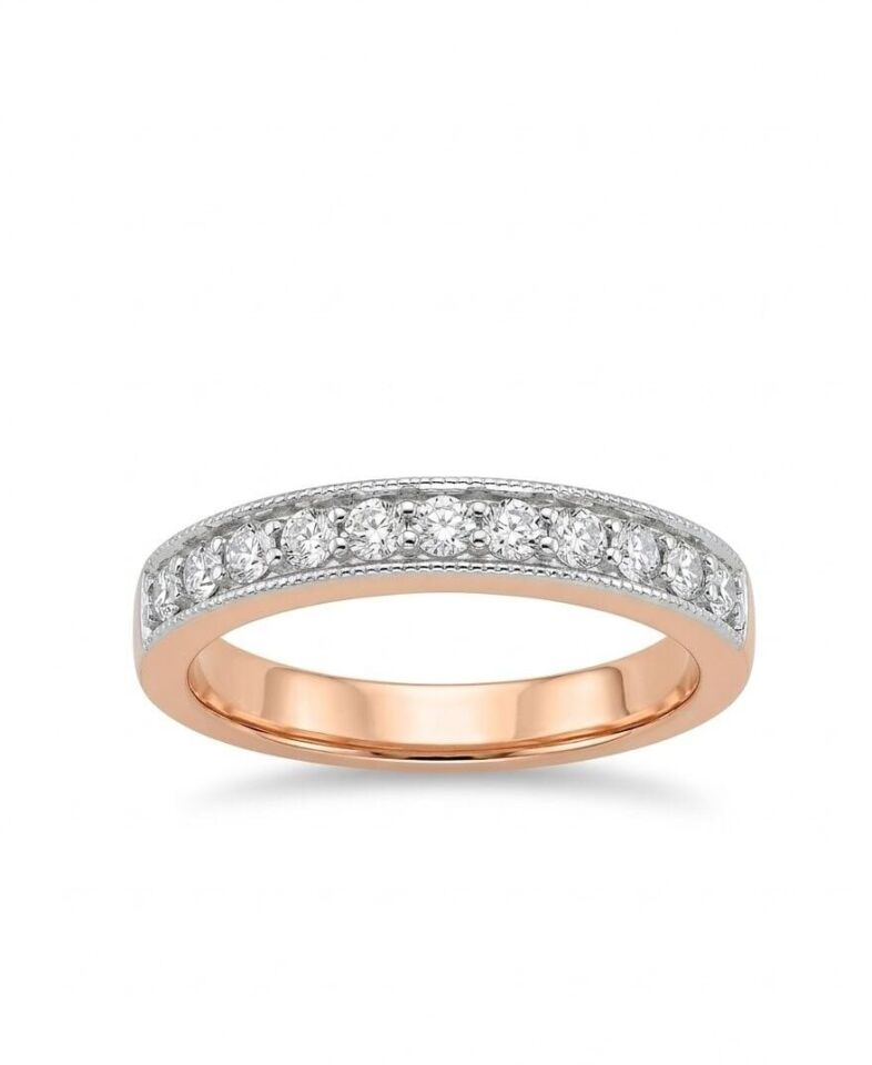 Sıra Taşlı Pırlanta Yüzük