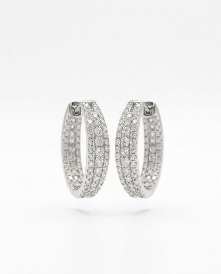 Kristal Pırlanta Küpe