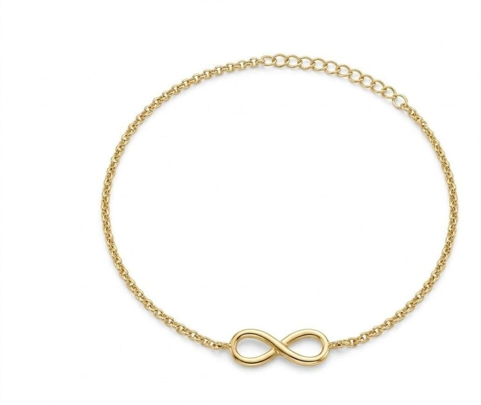 Sonsuzluk 14 Ayar Altın Bileklik