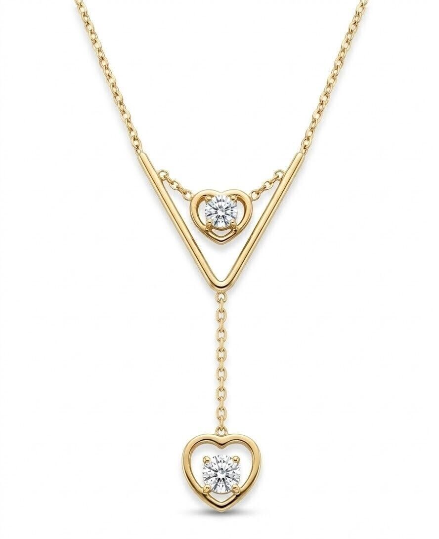 Aşkın Rotası 14 Ayar Altın Kolye