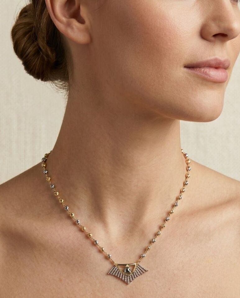 Kanat 14 Ayar Altın Kolye